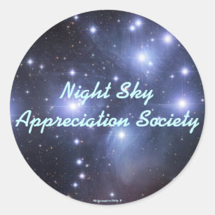 Rond Société d'appréciation du ciel nocturne - Sticker