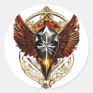 Rond "Sparrow Whispers : Sticker