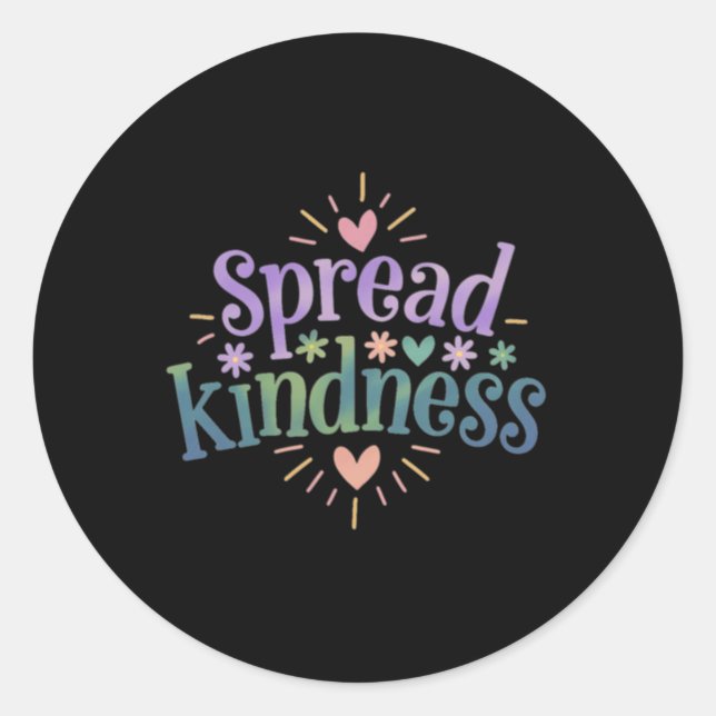 Rond Spread Kindness - Sticker Kindness (Devant)