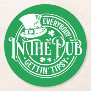 Rond St Patrick Day - Drôle Dessous de verre de Taverne