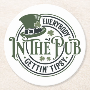 Rond St Patrick Day - Drôle Dessous de verre de Taverne