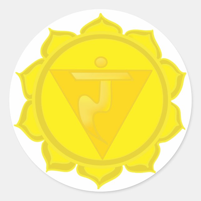 Rond Sticker 3e Chakra (Devant)