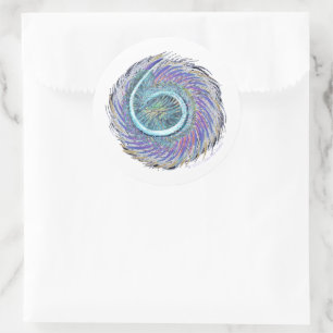 Rond Sticker à air Susea Blu Studios