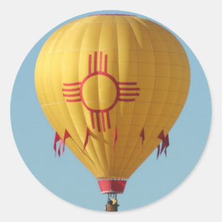 Rond Sticker à ballon à air chaud pour Symbole solaire