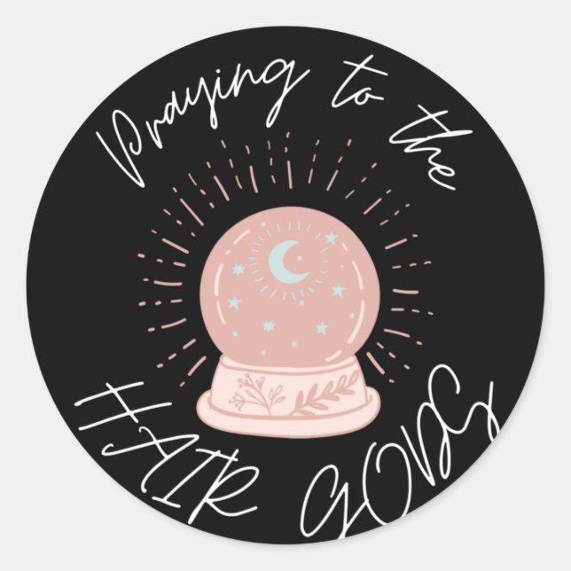 Rond Sticker à cheveux (Devant)