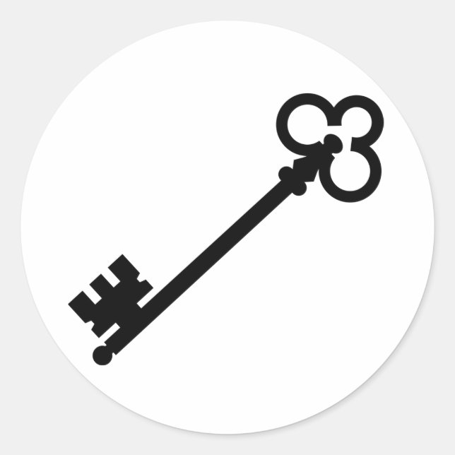 Rond Sticker à clé (Devant)