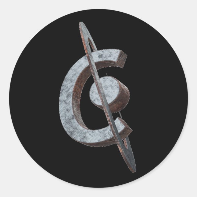 Rond Sticker à corrosion (Devant)