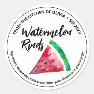 Rond Sticker à couenne ronde Watermelon