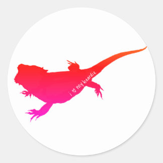 Rond Sticker à dragon à poils