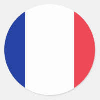 Sticker à drapeau français