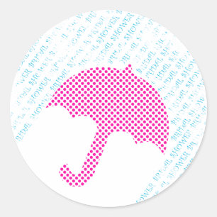 Rond Sticker à enveloppe de Fête des mariées Scellé Pol