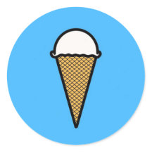 Sticker à la crème glacée