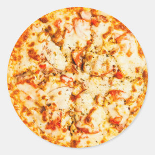 Rond Sticker à la pizza au fromage