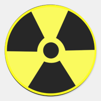 Rond Sticker à rayonnement