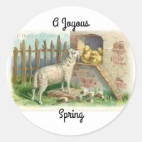 Sticker à ressort joyeux