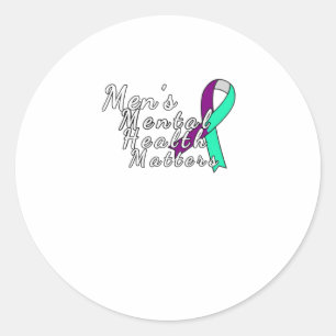 Rond Sticker à ruban mélangé pour la santé mentale des 