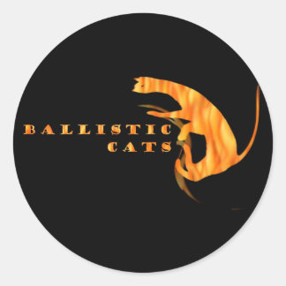 Rond Sticker à tambour pour chats balistiques