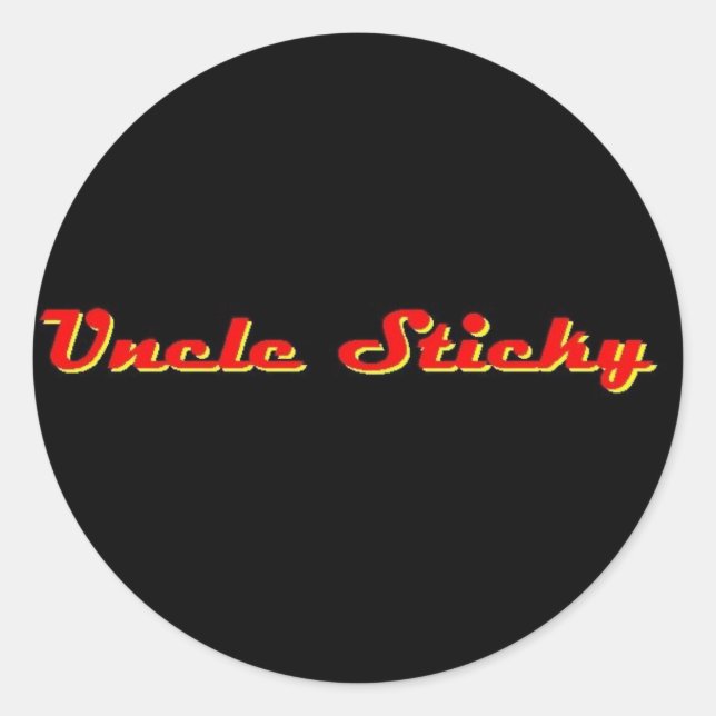 Rond Sticker à tête de tambour (Devant)