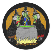 Sticker à trois sorcières