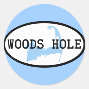 Rond Sticker à trous Woods