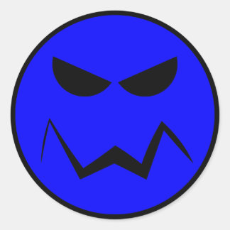 Rond Sticker à visage moyen