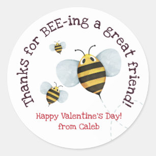 Rond Sticker Abee Valentine