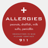Sticker Allergies