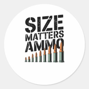 Rond Sticker Ammo Size S