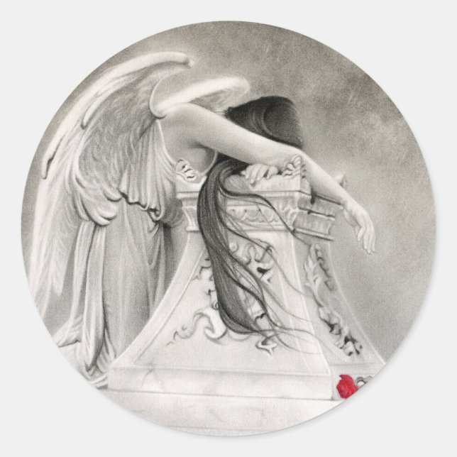 Rond Sticker Angel de plaie (Devant)