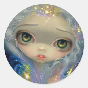 Rond Sticker "Angel de poussière d'étoile"