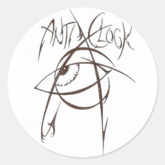 Rond Sticker anti-horloge