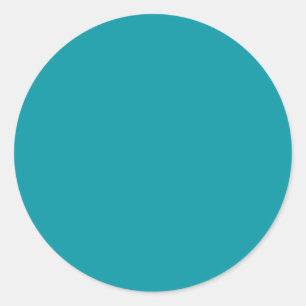 Rond Sticker Aqua Round