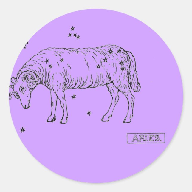 Rond Sticker Aries (Devant)