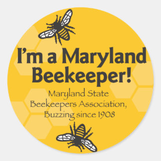 Rond Sticker Association des apiculteurs du Maryland