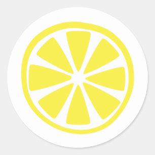 Rond Sticker au citron