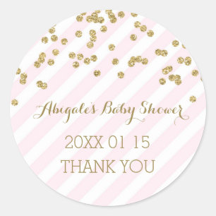 Rond Sticker Baby shower de  préféré pour les bandes d'