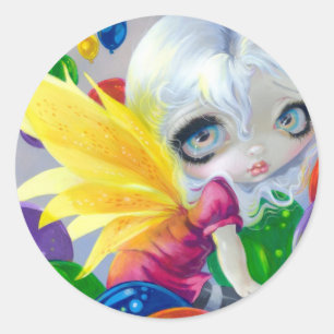 Rond Sticker "Ballons de Fée"