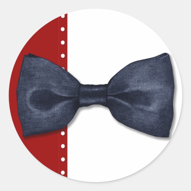 Rond Sticker Black Bowtie (Devant)