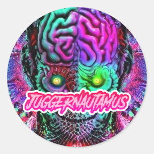 Rond Sticker BODACIEUX TINGLIERS DE CERVEAU