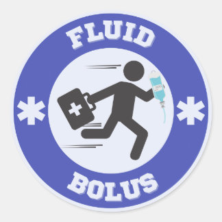 Rond Sticker Bolus Fluid