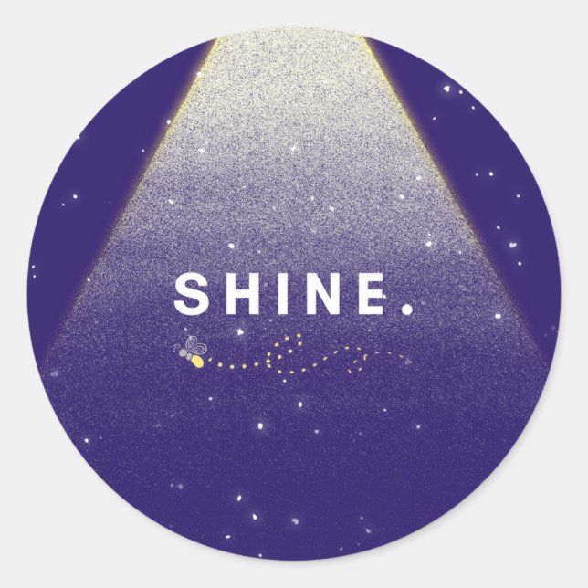 Rond Sticker brillant (Devant)