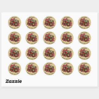 Rond Sticker Brownie