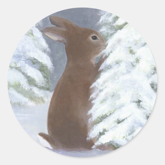 Rond Sticker Bunny (Devant)