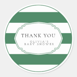 Rond sticker cadeau de golf vert