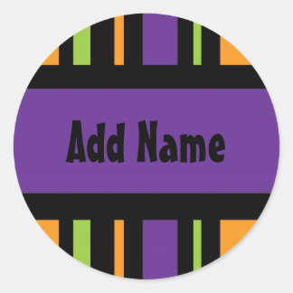 Rond Sticker cadeau Halloween