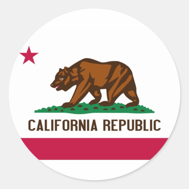 Rond Sticker californien (Devant)
