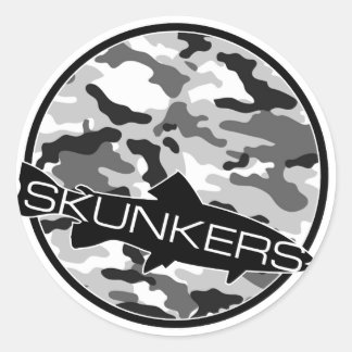 Rond Sticker Camo Skunkers