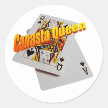 Sticker Canasta Queen