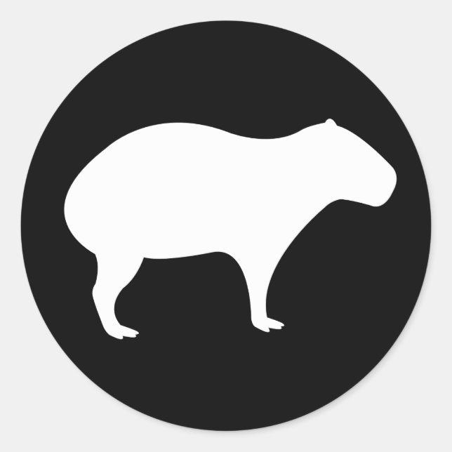 Rond Sticker Capybara (Devant)
