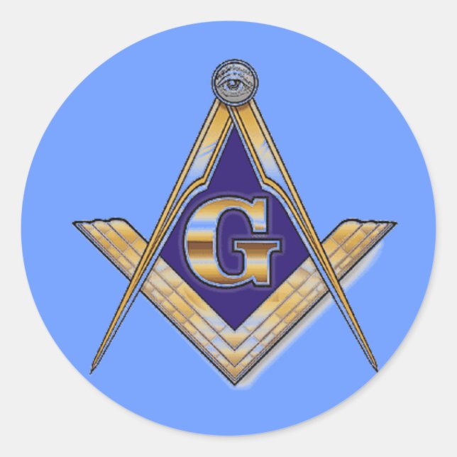 Rond Sticker carré et Compass (Devant)